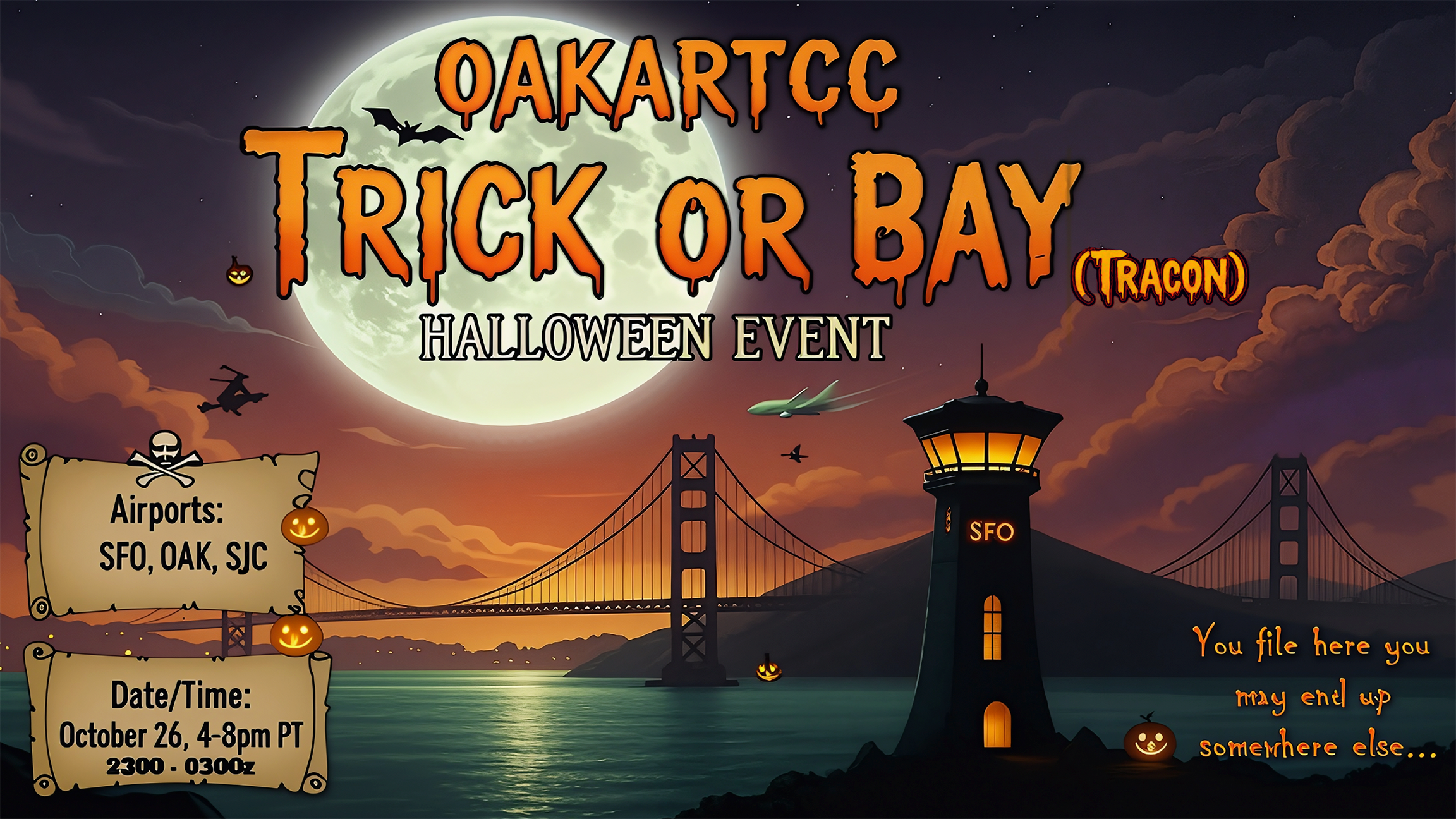 Trick or Bay [TRACON] - Virtual Norwegian Events