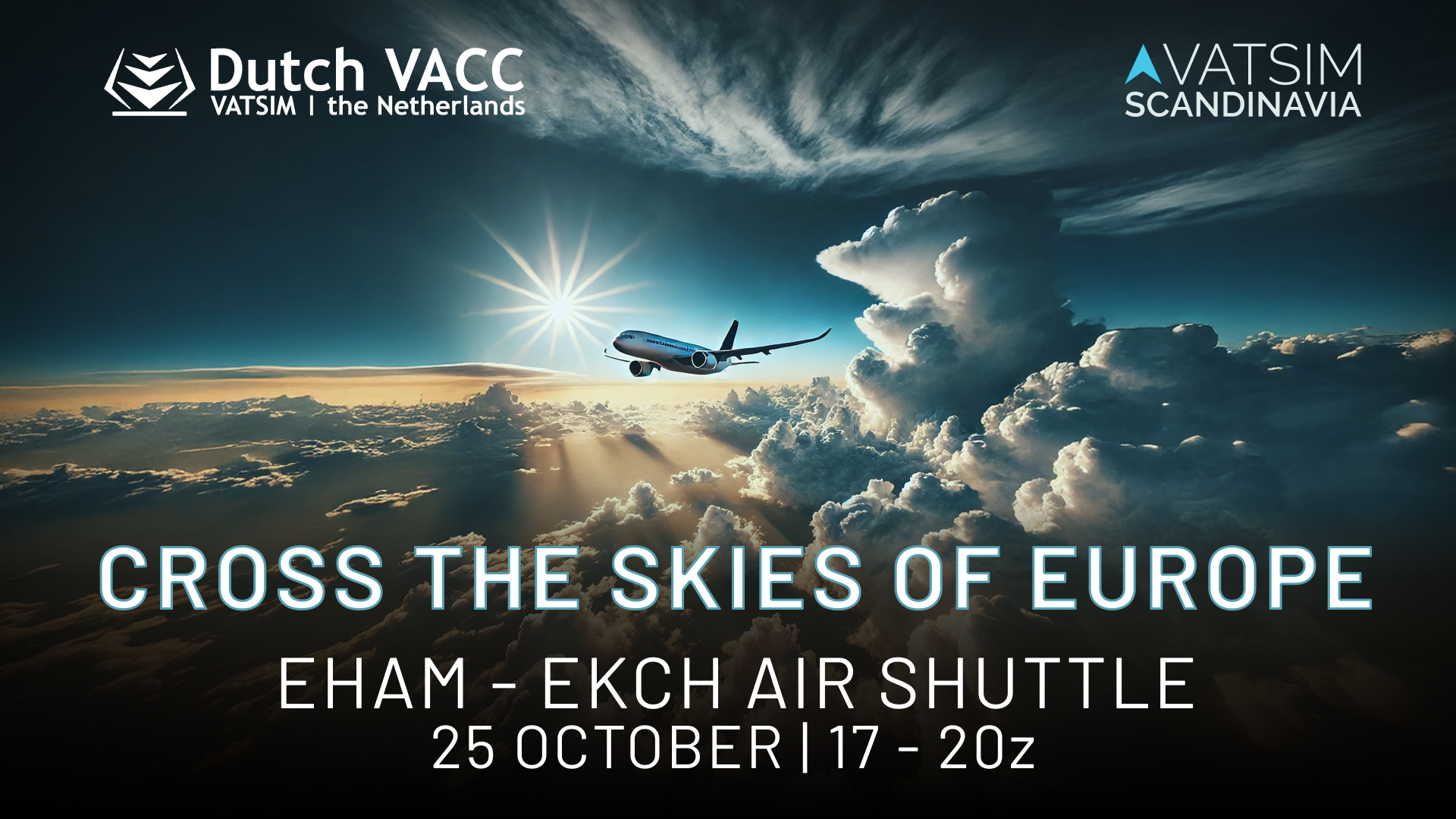 Cross the Skies of Europe - Virtual Norwegian Events
