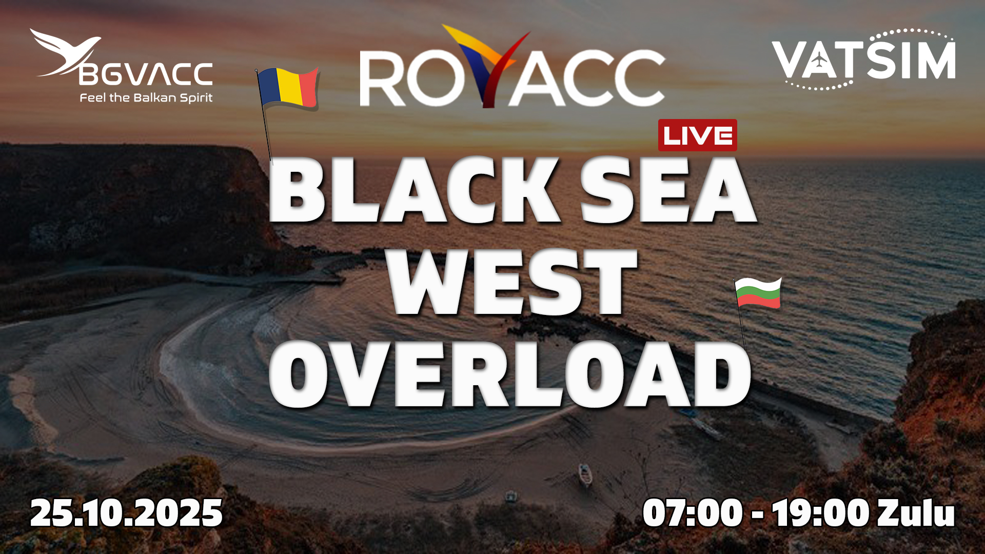 Black Sea West Overload LIVE - Control Room - Virtual Norwegian Events