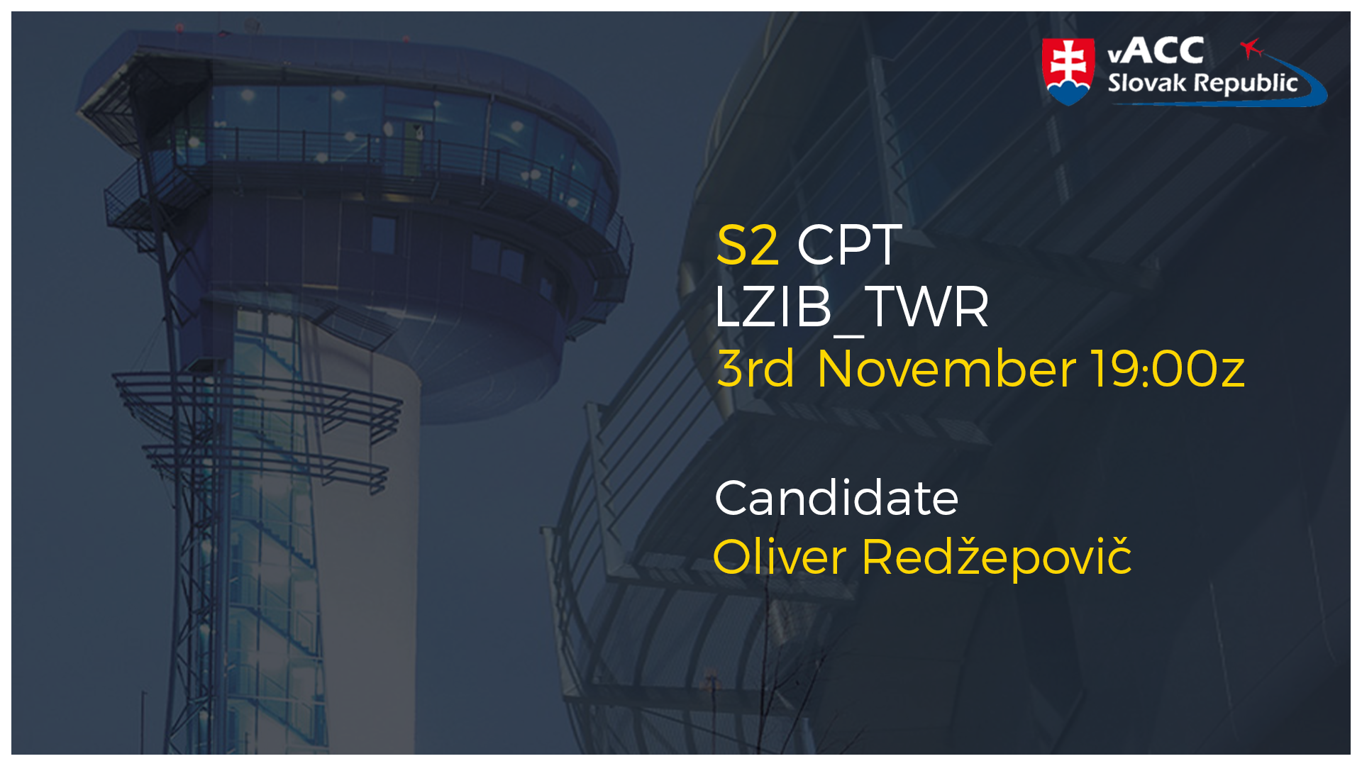 [LZIB_TWR] | S2 Exam - Virtual Norwegian Events