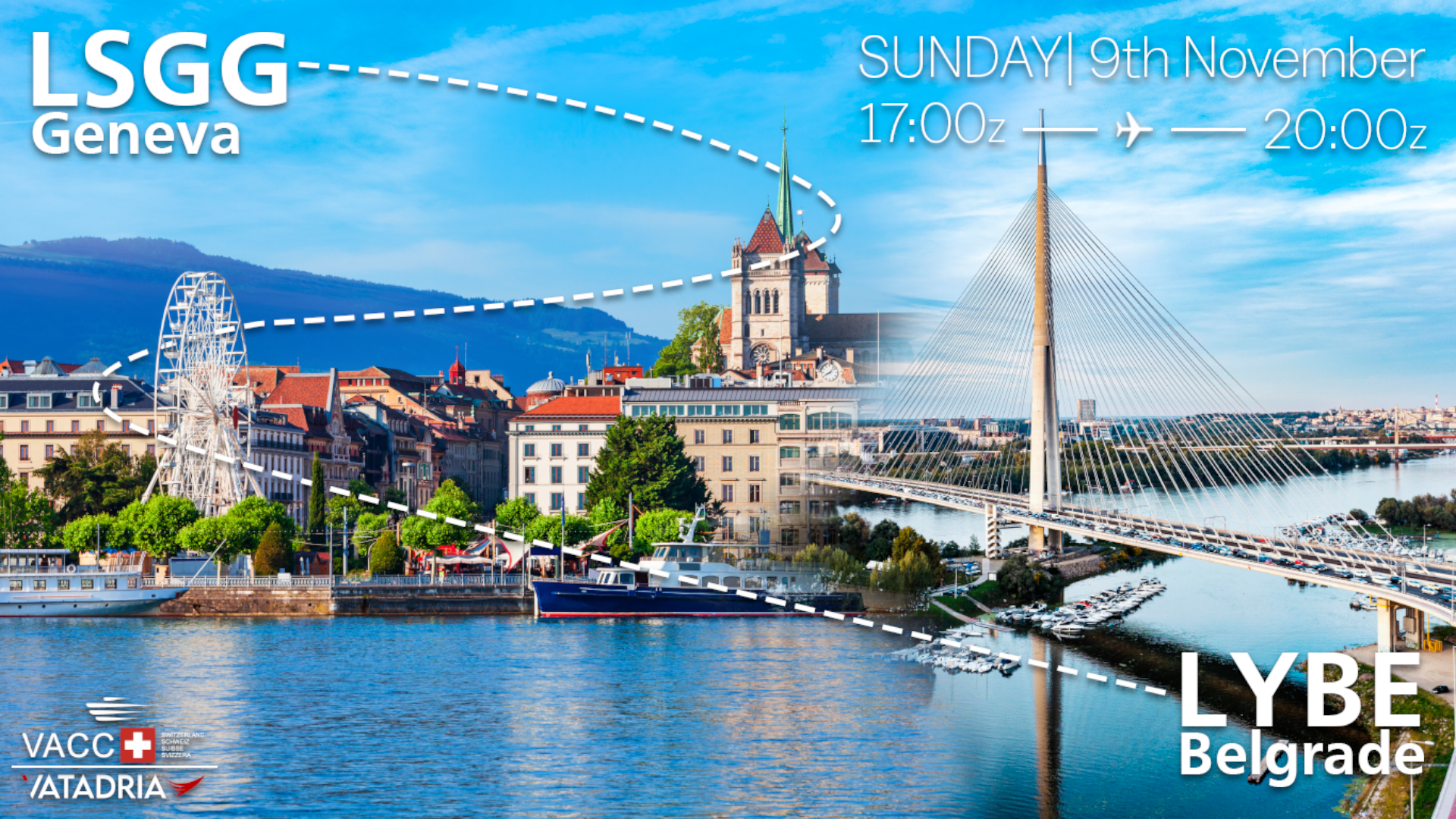 Geneva – Belgrade Shuttle - Virtual Norwegian Events