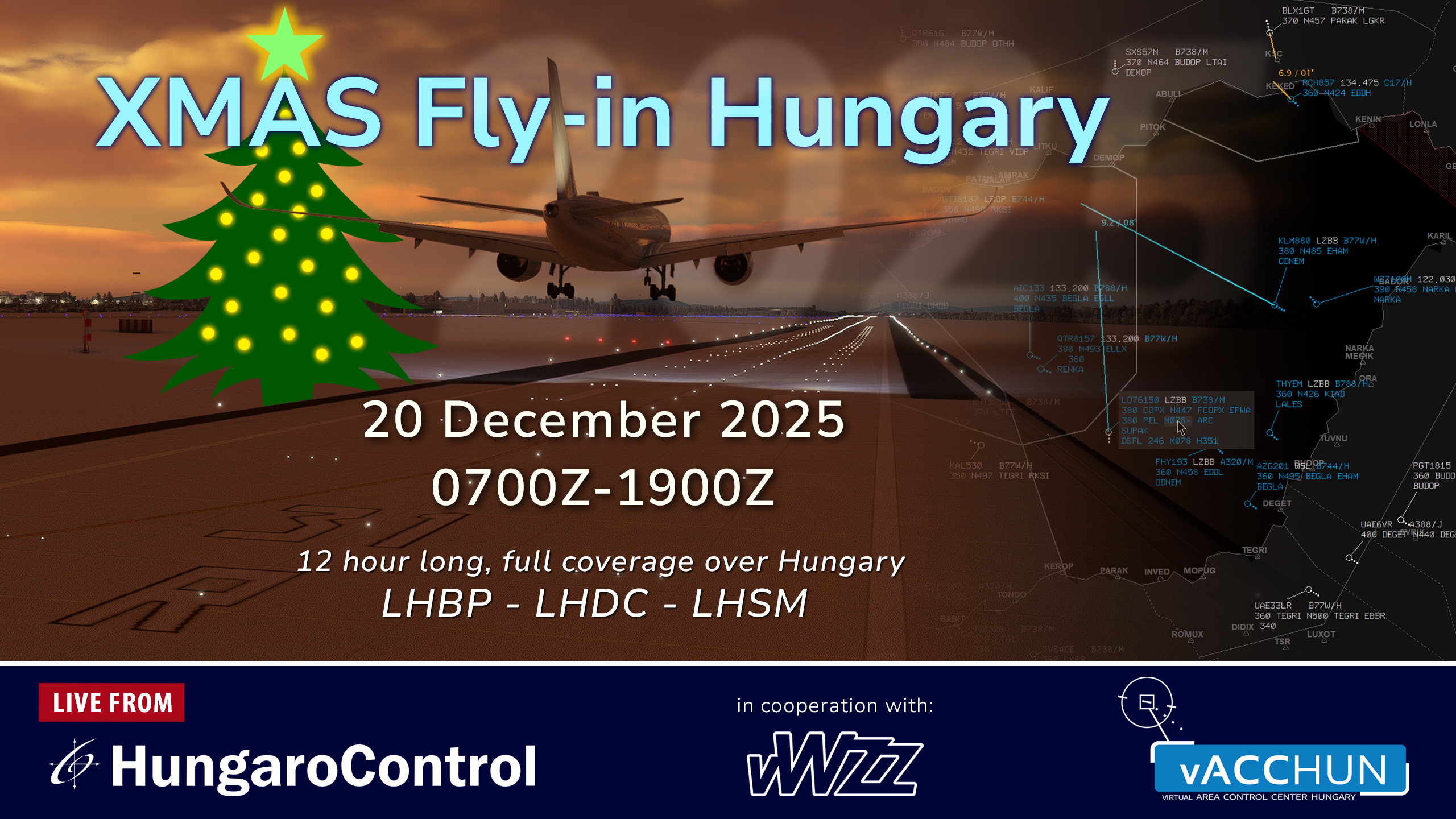 Xmas Fly-in Hungary - Virtual Norwegian Events