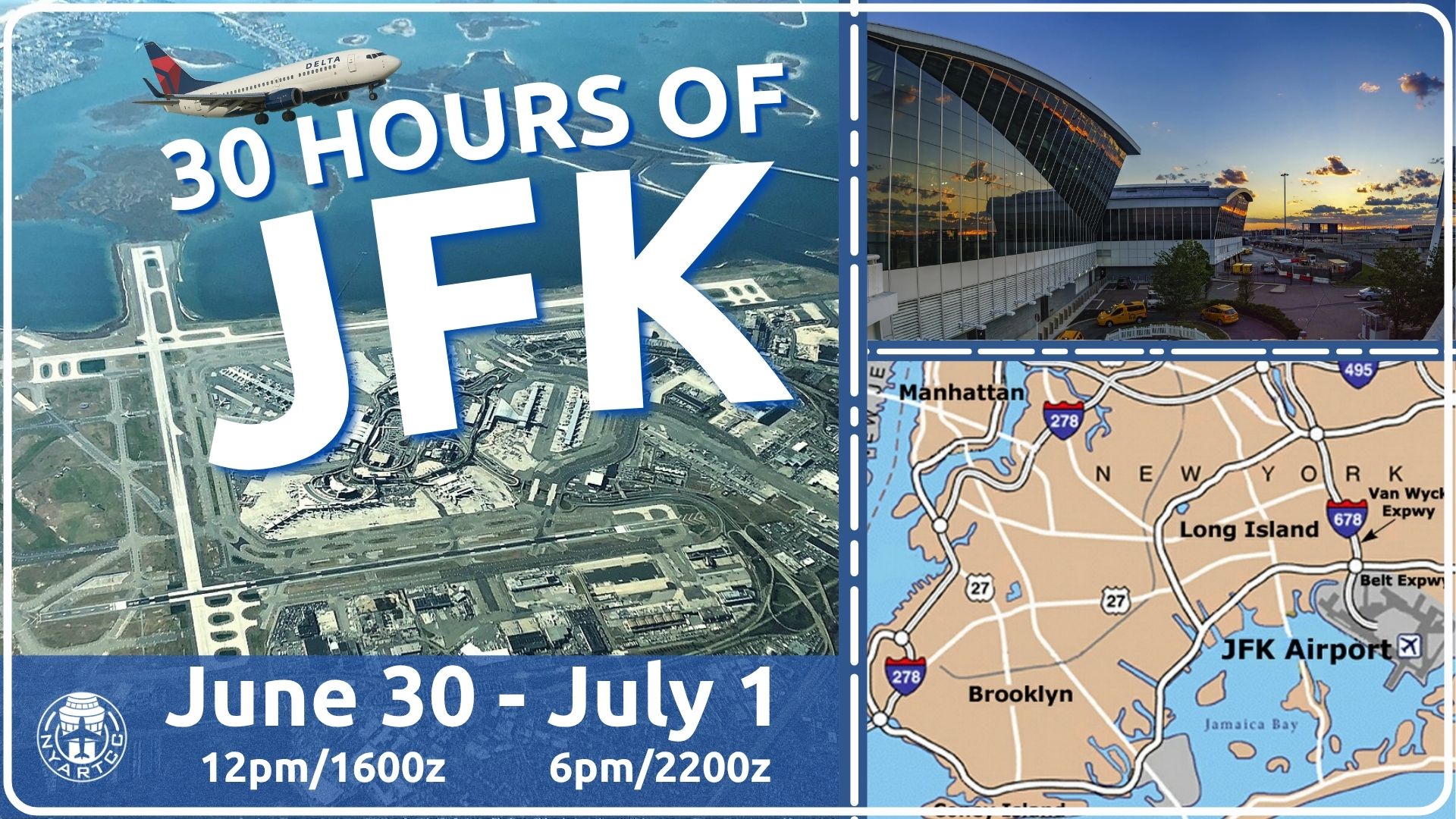 30 Hours of JFK banner