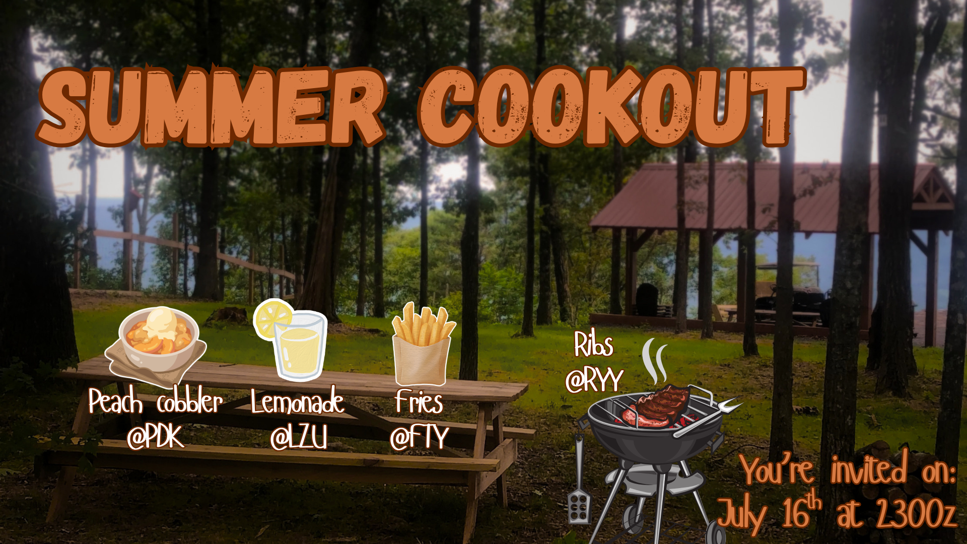 Event banner