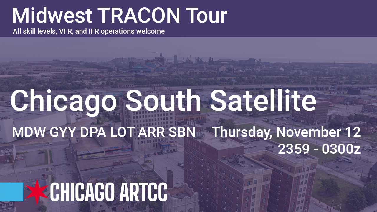 Midwest TRACON Tour: Chicago South Satellite banner