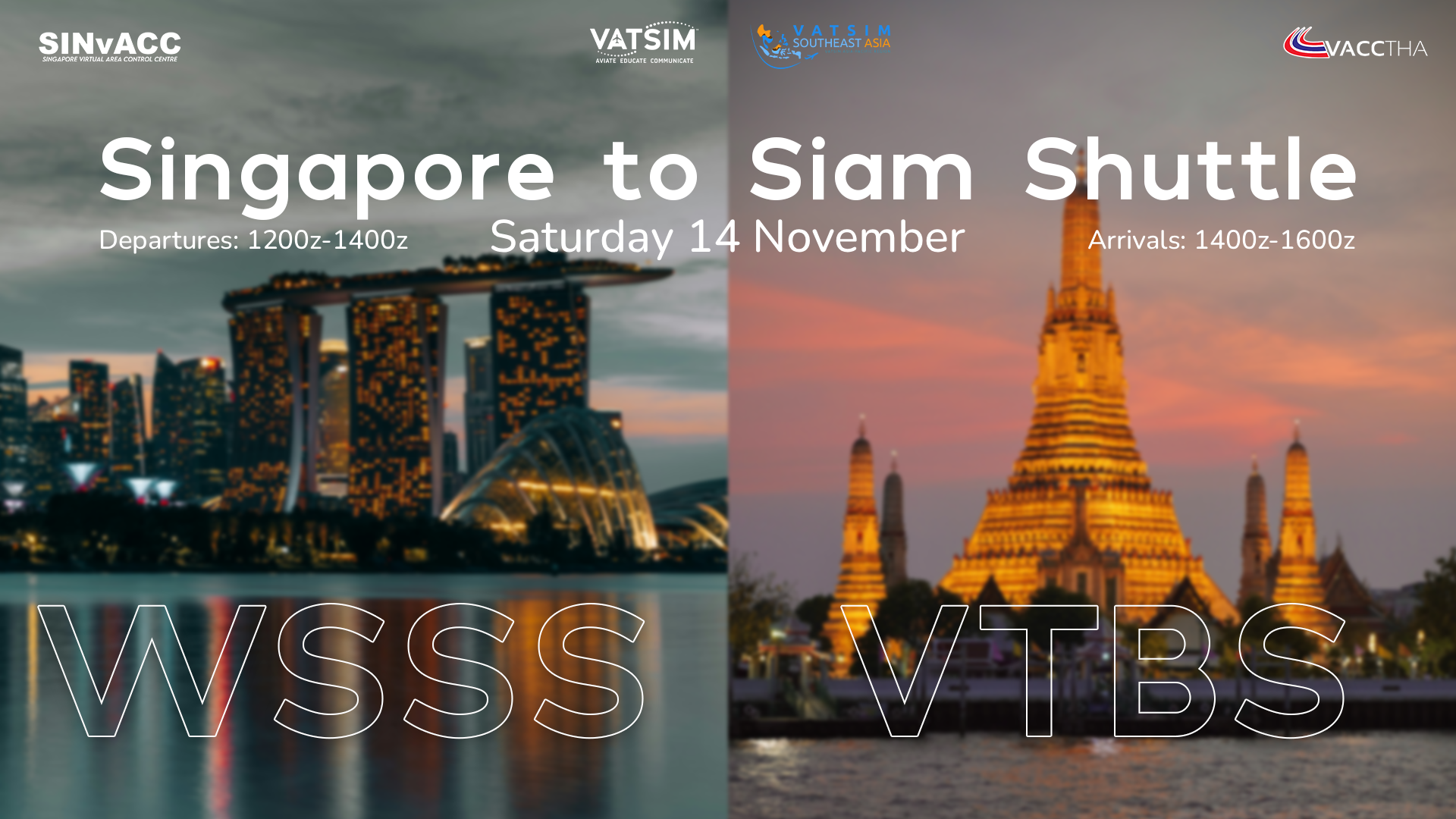 Singapore to Siam Shuttle Banner
