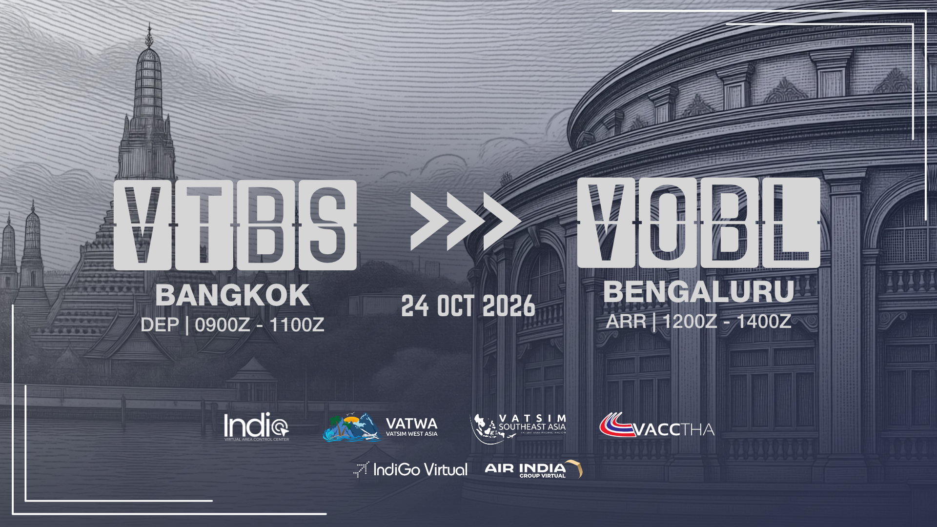 Lotus Meridian: Bangkok to Bengaluru Banner