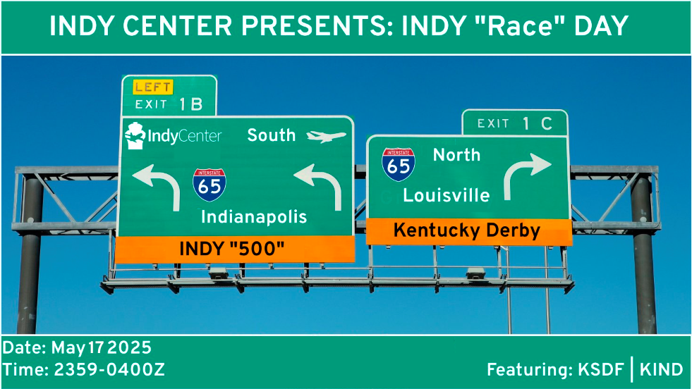 Indy Center "Race" Day