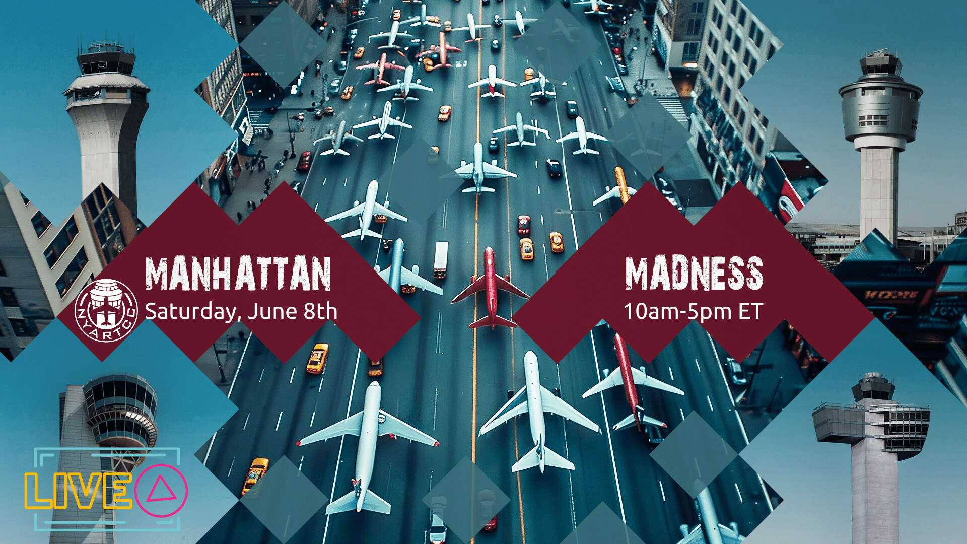 Manhattan Madness LIVE - Virtual Norwegian Events
