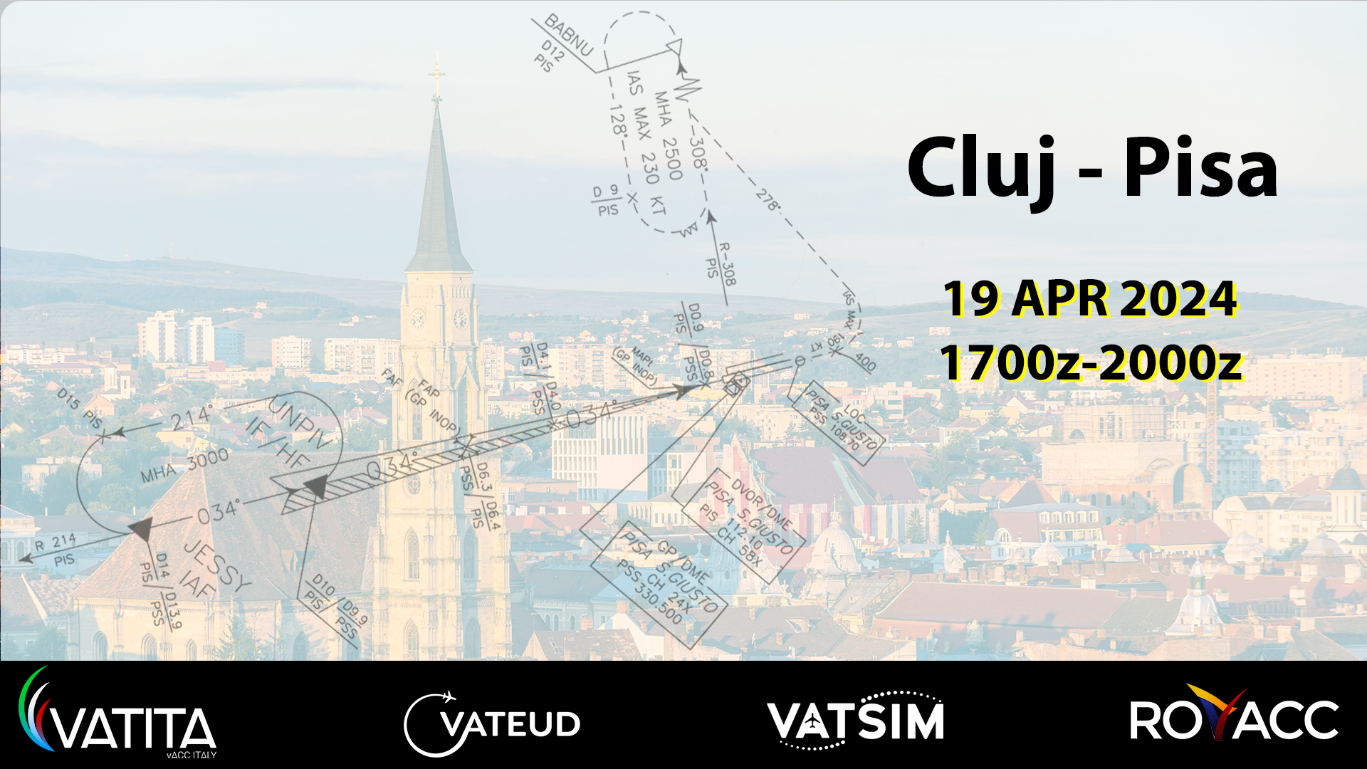 Cluj Napoca - Pisa City Link - Virtual Norwegian Events