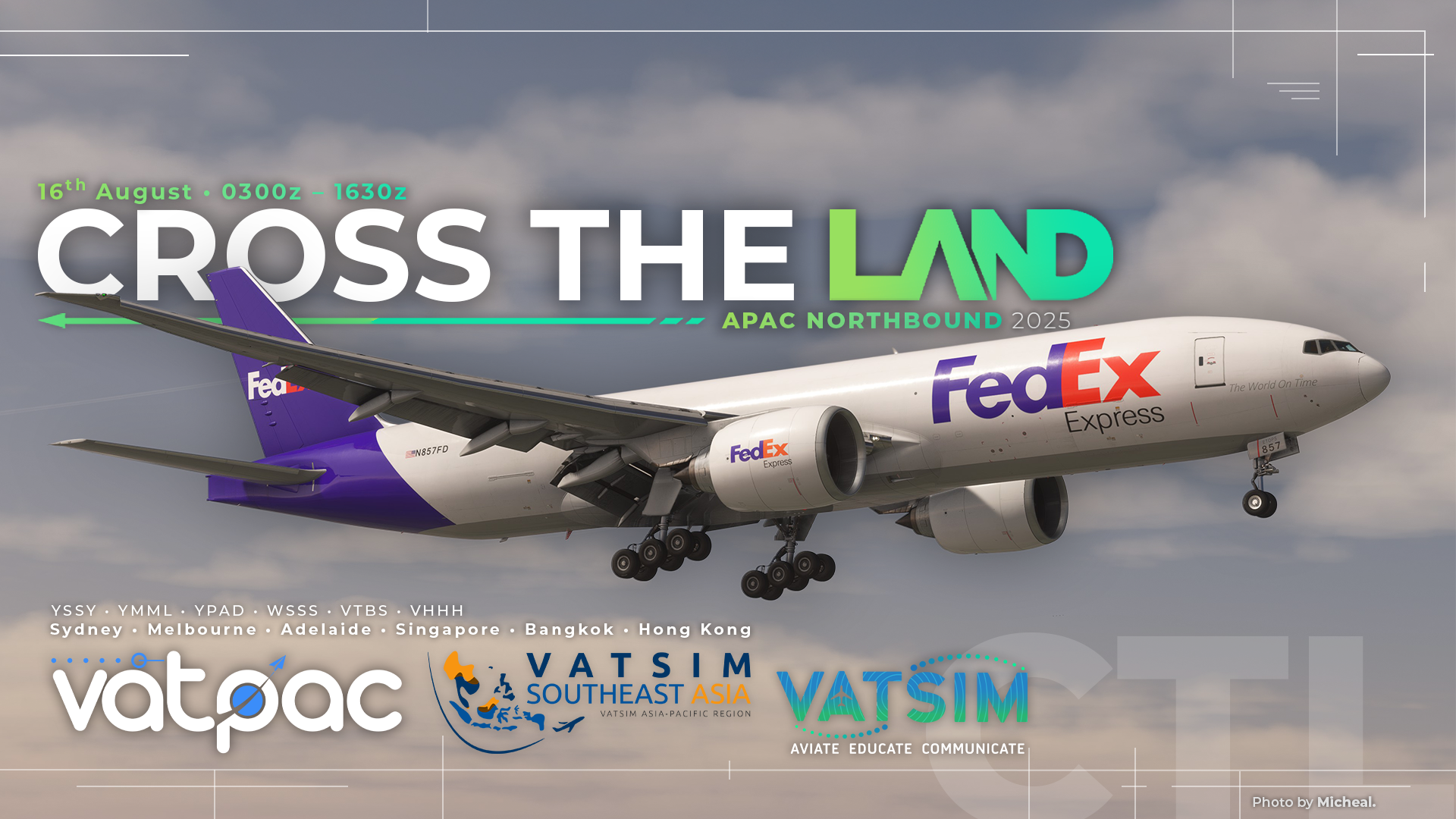 Cross The Land: Asia Pacific - Northbound 2025 - Virtual Norwegian Events