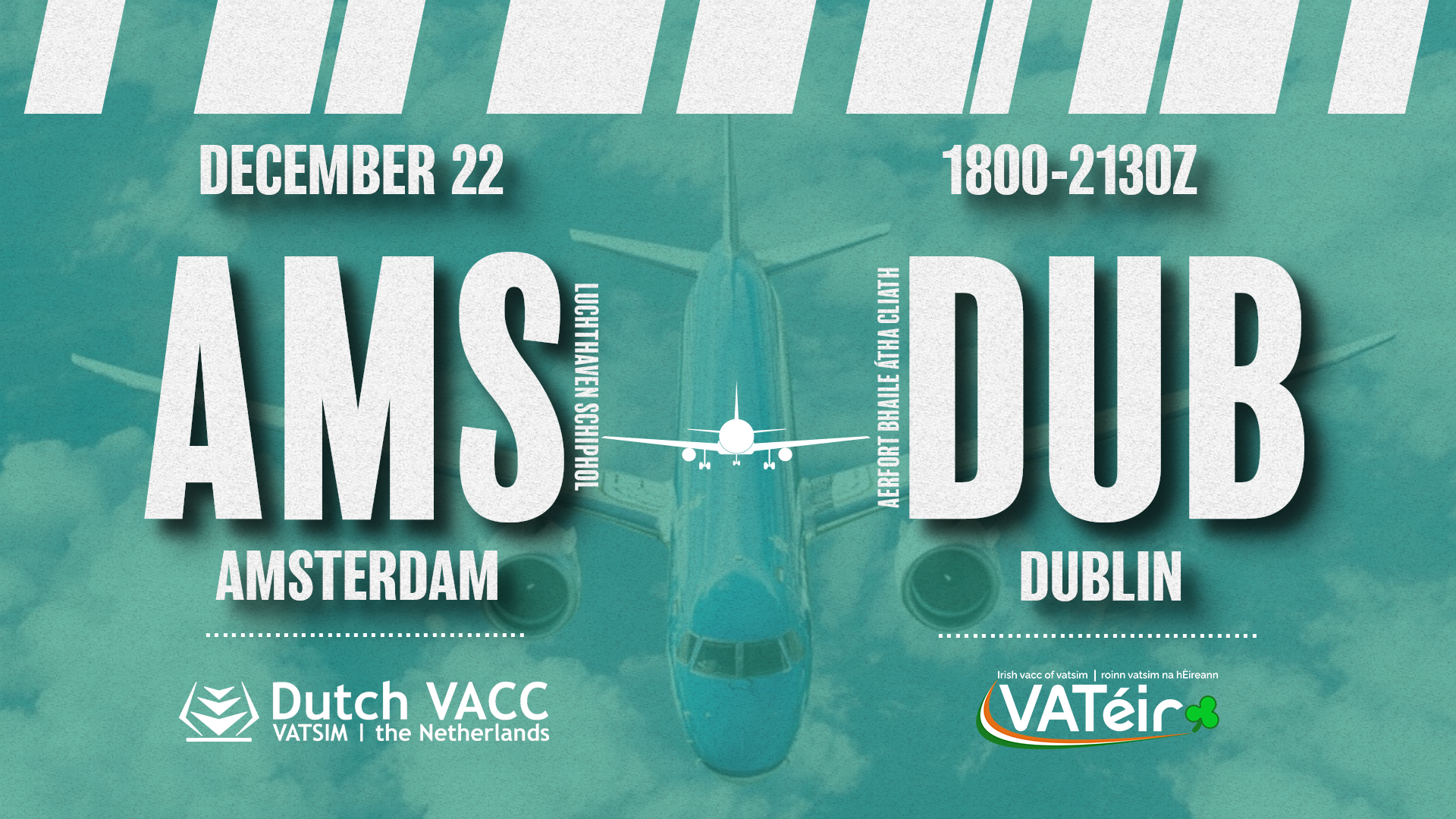 Amsterdam – Dublin City Shuttle - Virtual Norwegian Events