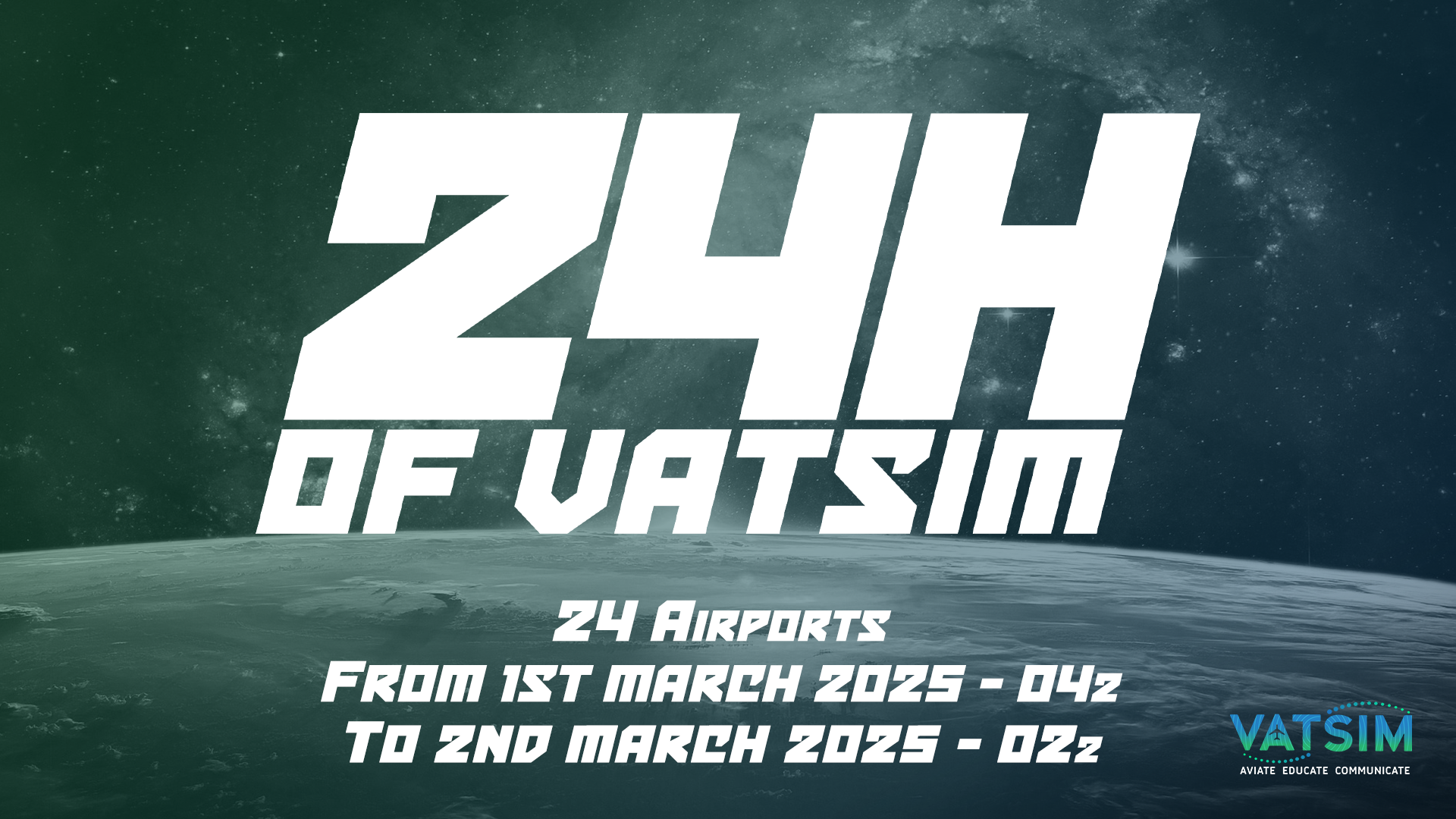 24 Hours of VATSIM - March 2025