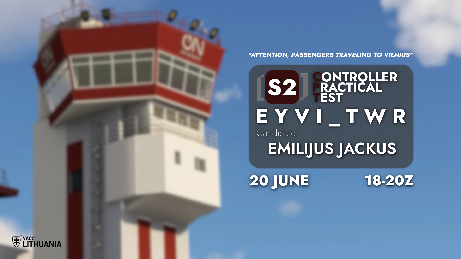 Event banner