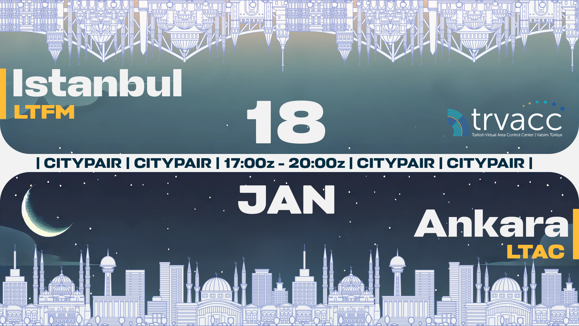 Istanbul - Ankara Citypair - Virtual Norwegian Events