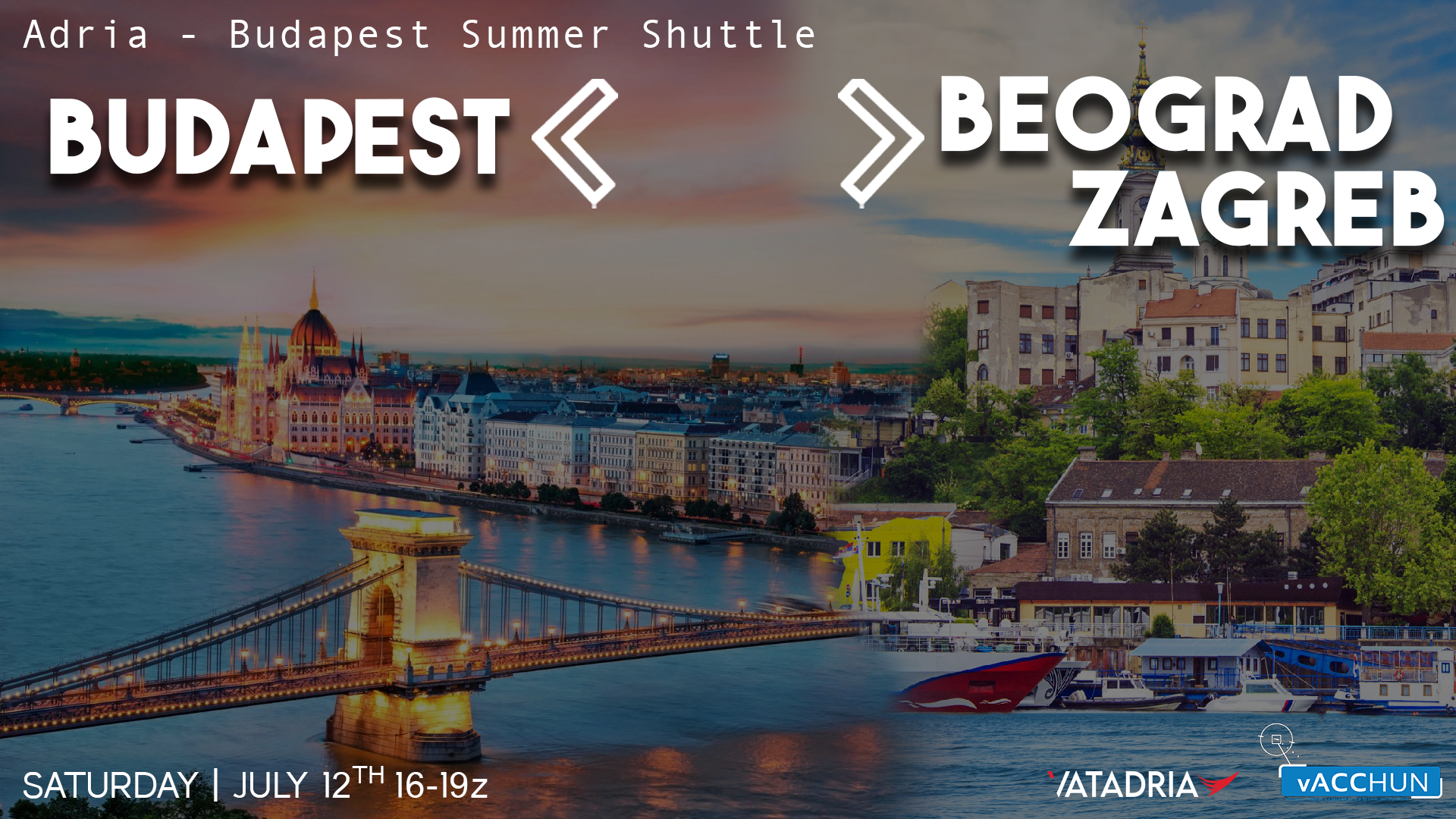 Adria - Budapest Summer Shuttle - Virtual Norwegian Events