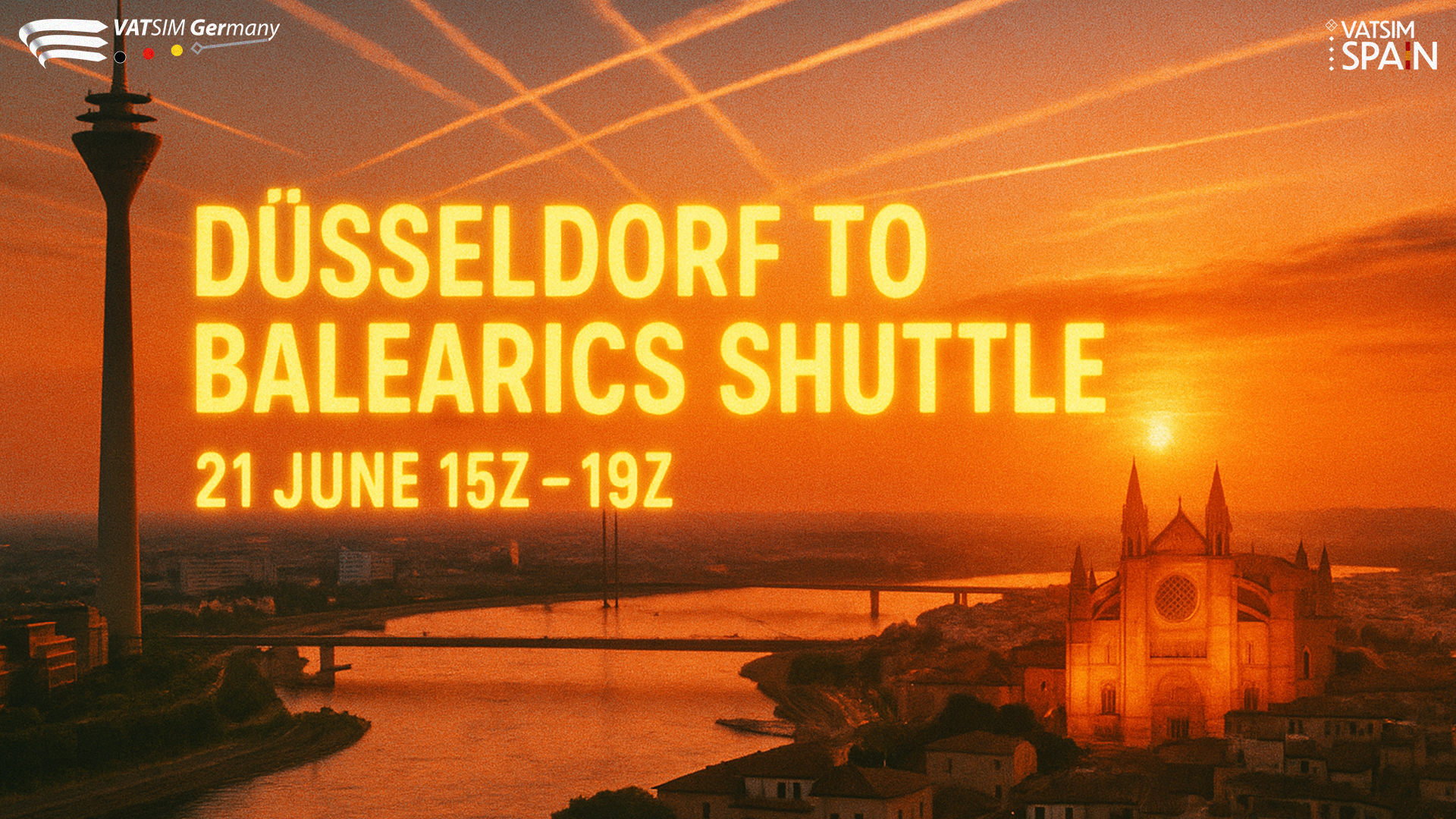 Düsseldorf to Balearics Shuttle - Virtual Norwegian Events