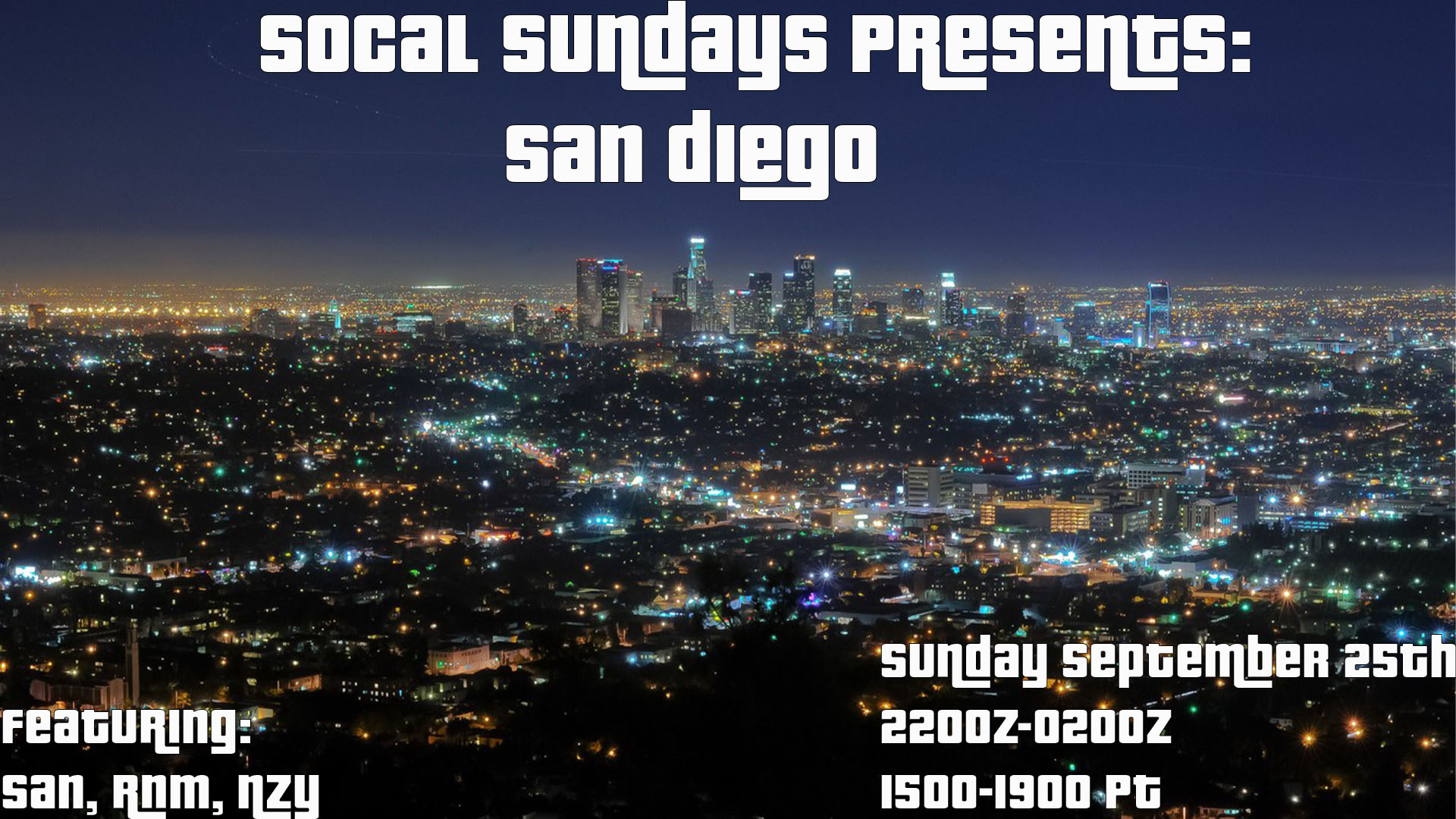 Event banner