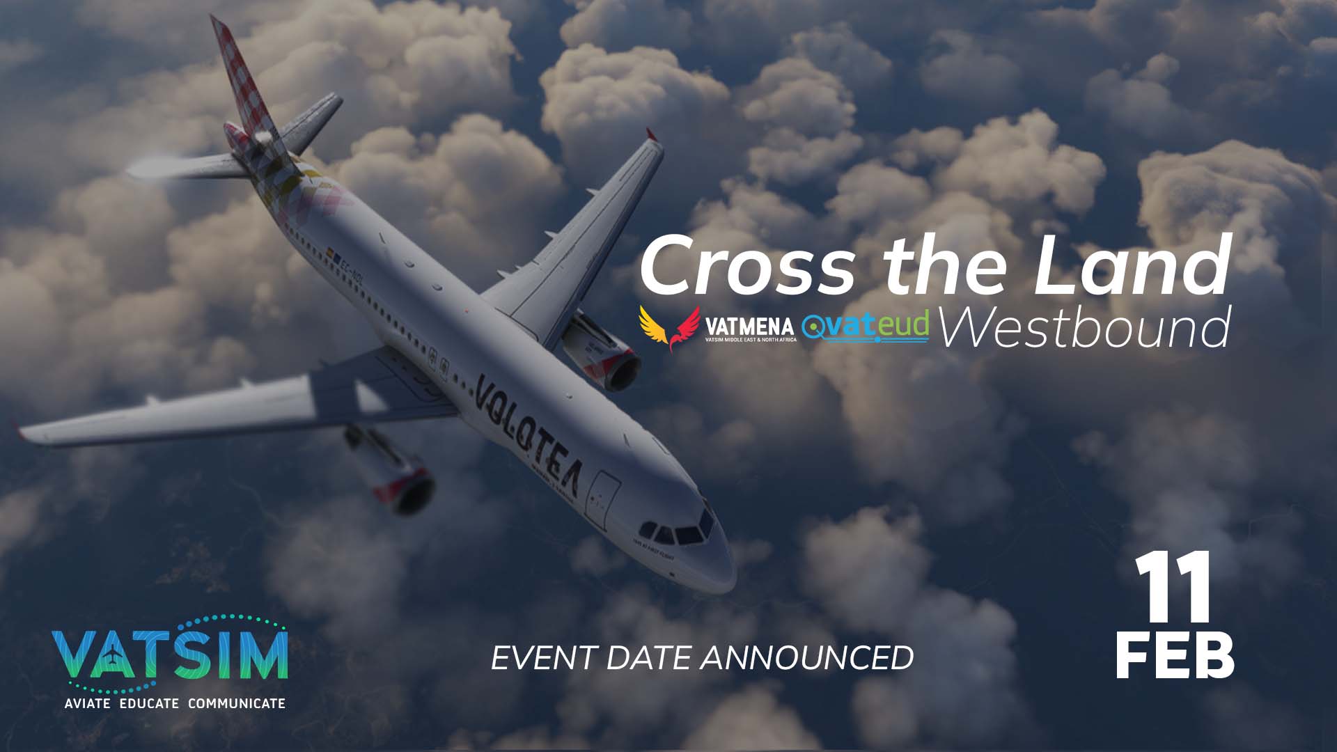 Forum [VATSIM, 11/02/2023 0800] Cross the Land Westbound 2023