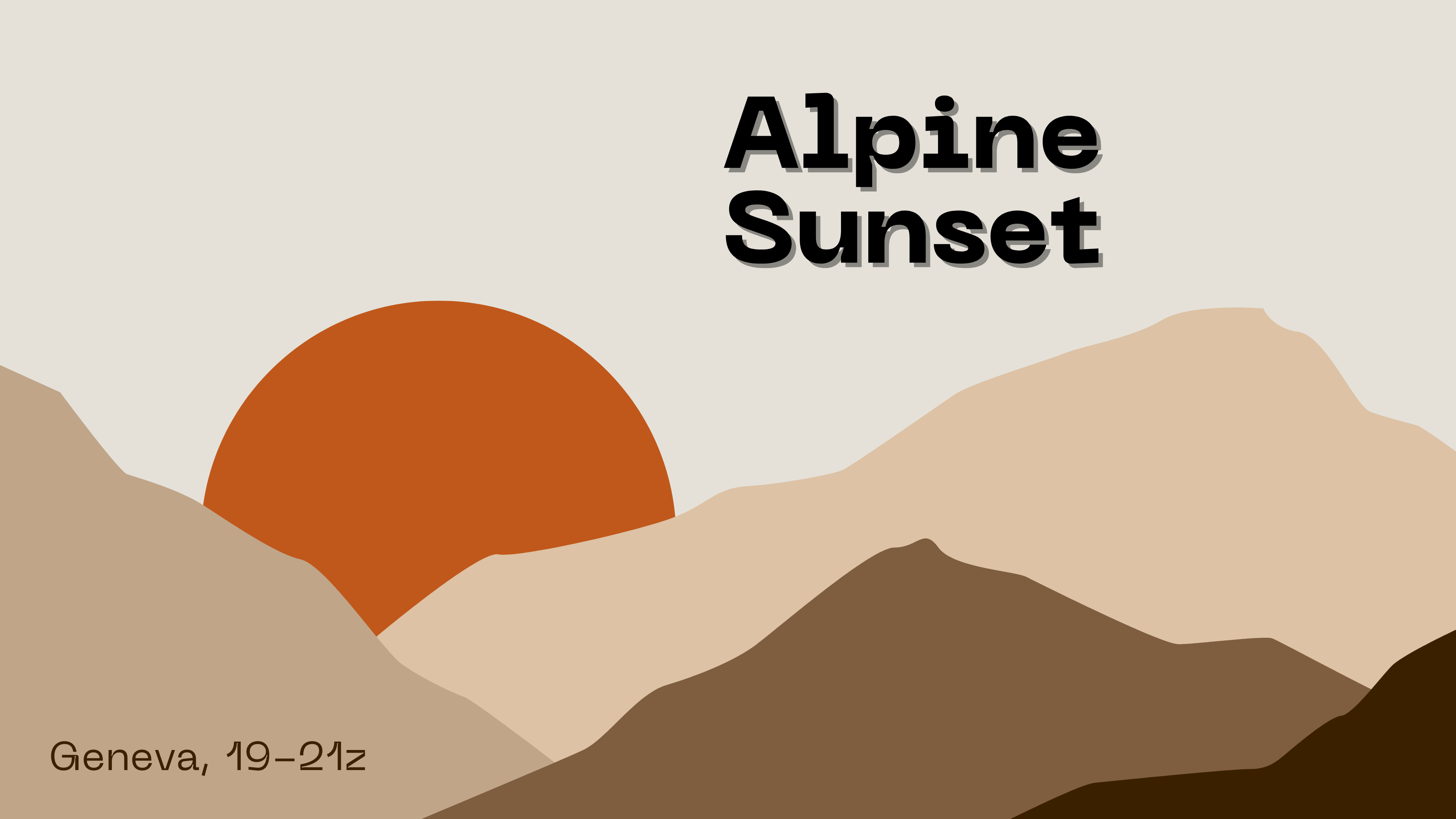Alpine Sunset - Virtual Norwegian Events