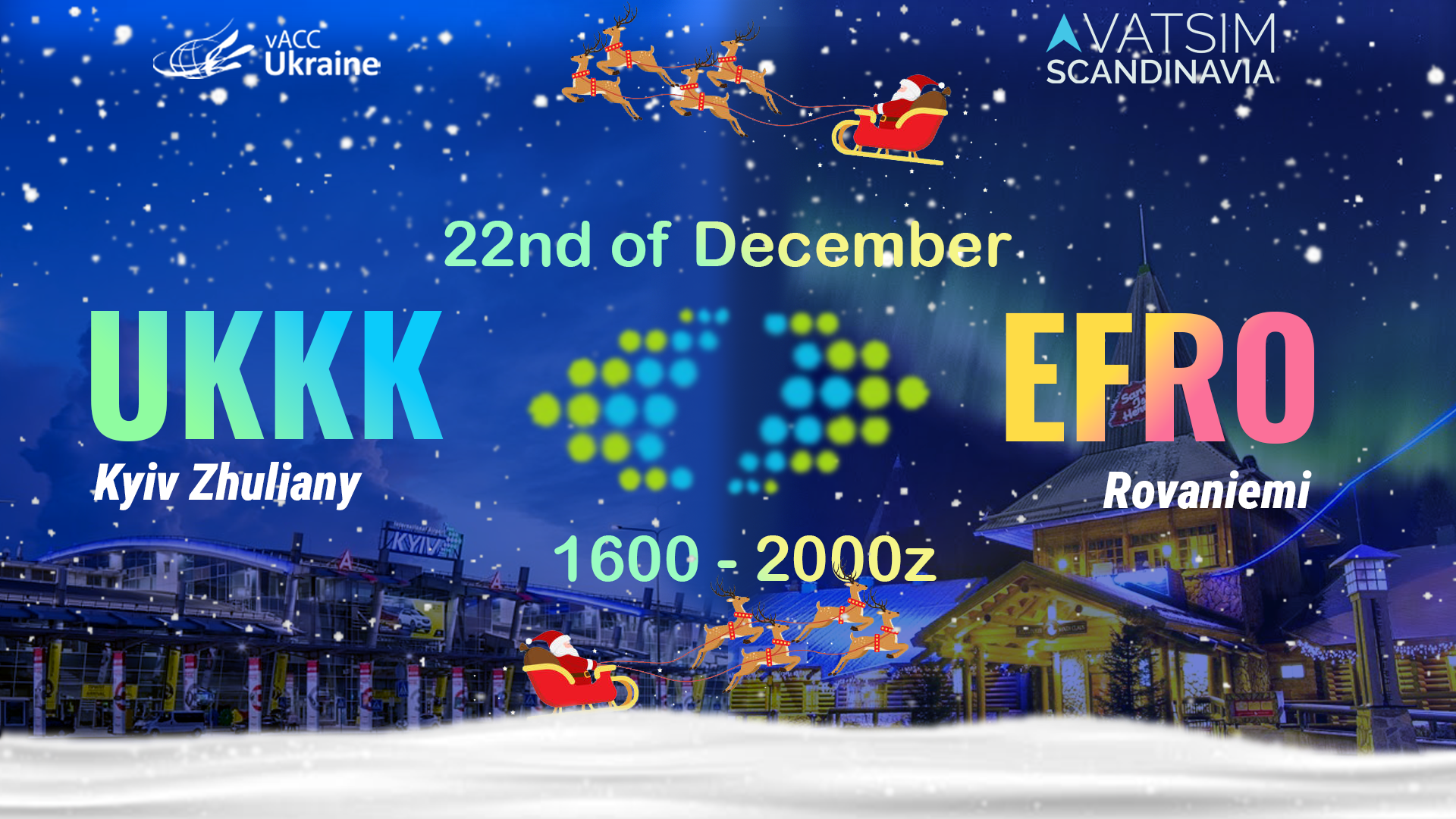 Santa's coming to Kyiv | EFRO <-> UKKK Shuttle - Virtual Norwegian Events