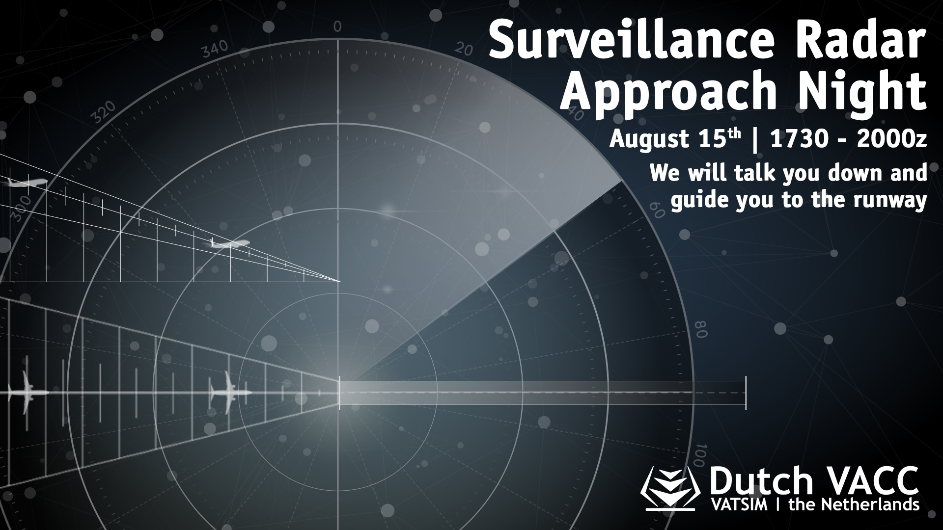 Surveillance Radar Approach Night - Virtual Norwegian Events