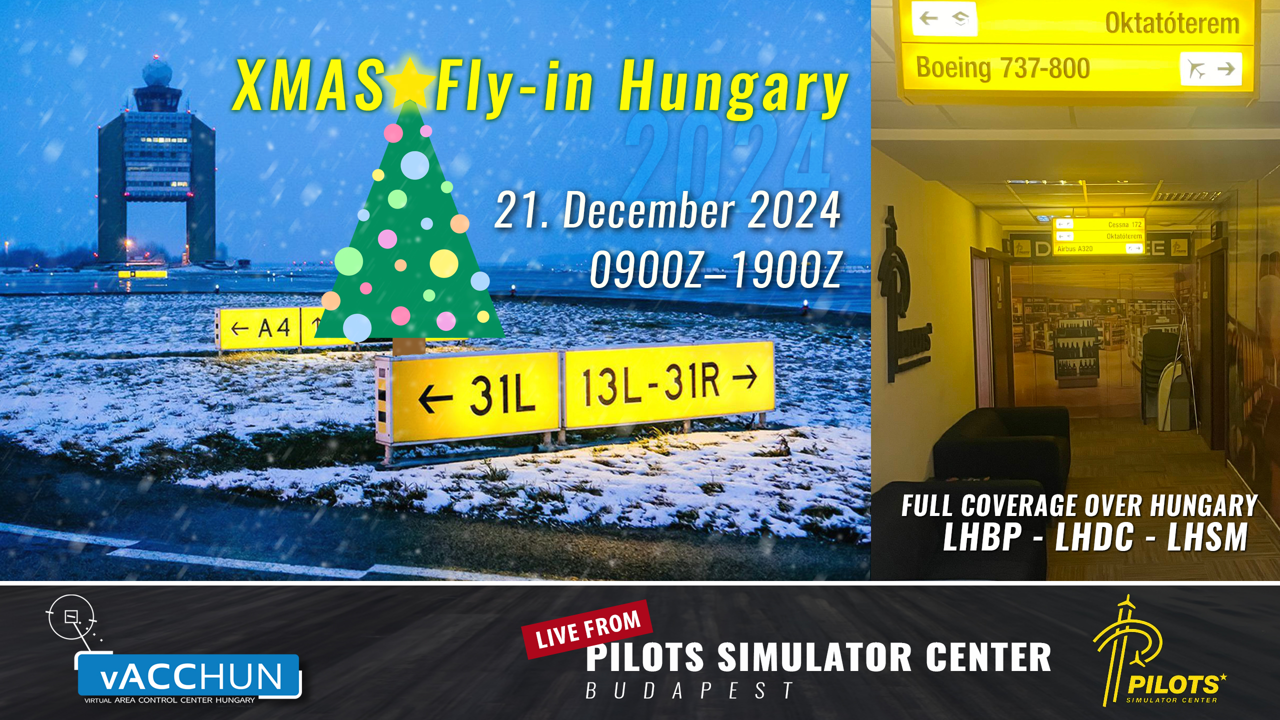 X-Mas Fly-in Hungary 2024 - Virtual Norwegian Events