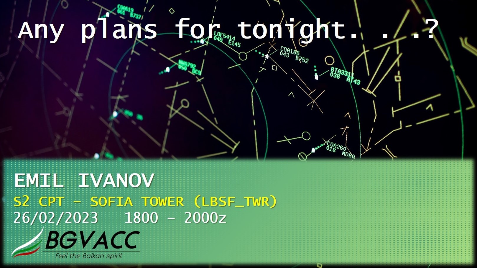 Event banner
