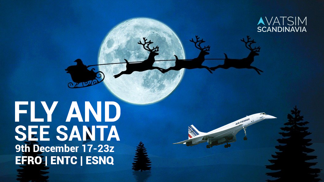 Fly and see Santa 2023 - Virtual Norwegian Events