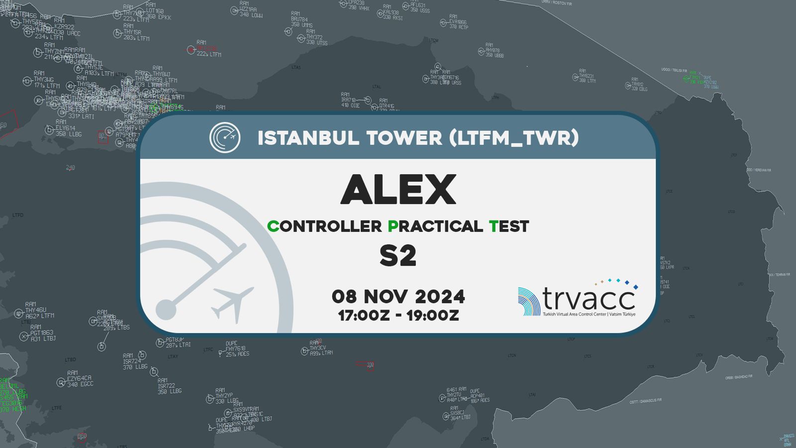 [LTFM_TWR] | S2 Exam - Virtual Norwegian Events