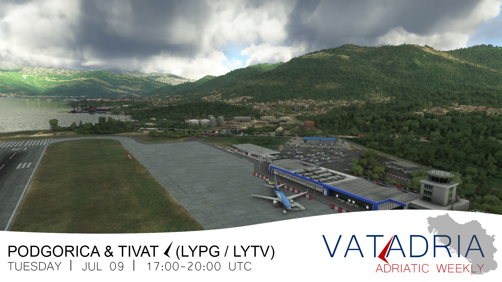 Adriatic Weekly Podgorica (LYPG) & Tivat (LYTV) - Virtual Norwegian Events
