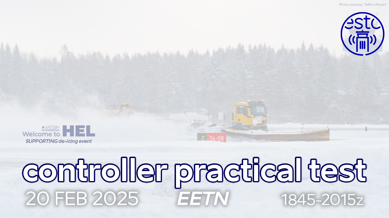 [EETN_TWR] | S2 Exam - Virtual Norwegian Events