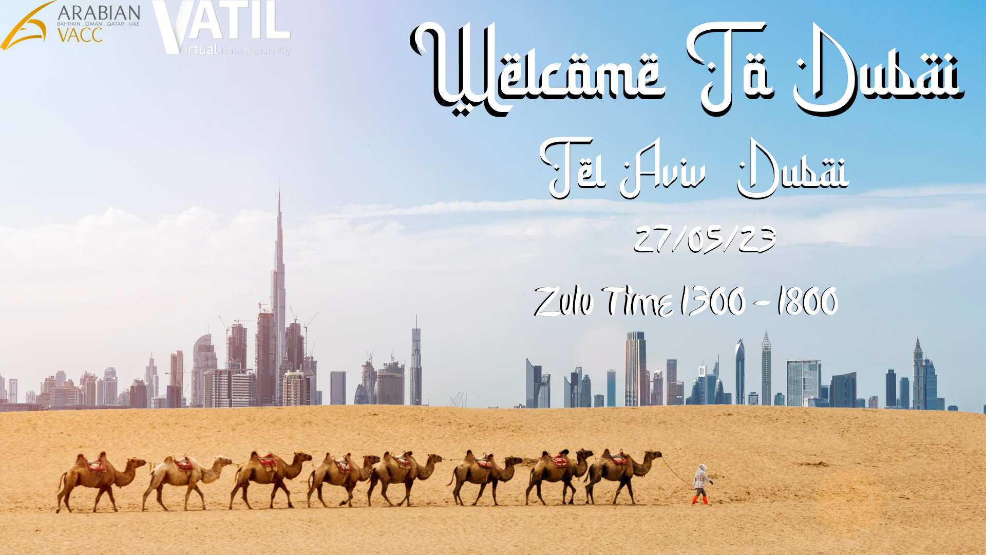 Welcome to Dubai | LLBG - OMDB - Virtual Norwegian Events