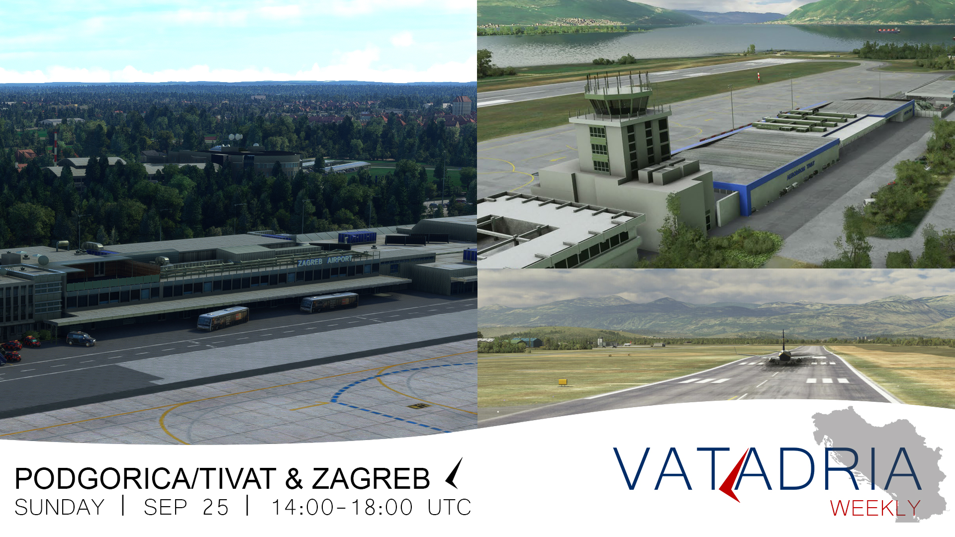 Podgorica/Tivat & Zagreb Adria Sunday - Virtual Norwegian Events