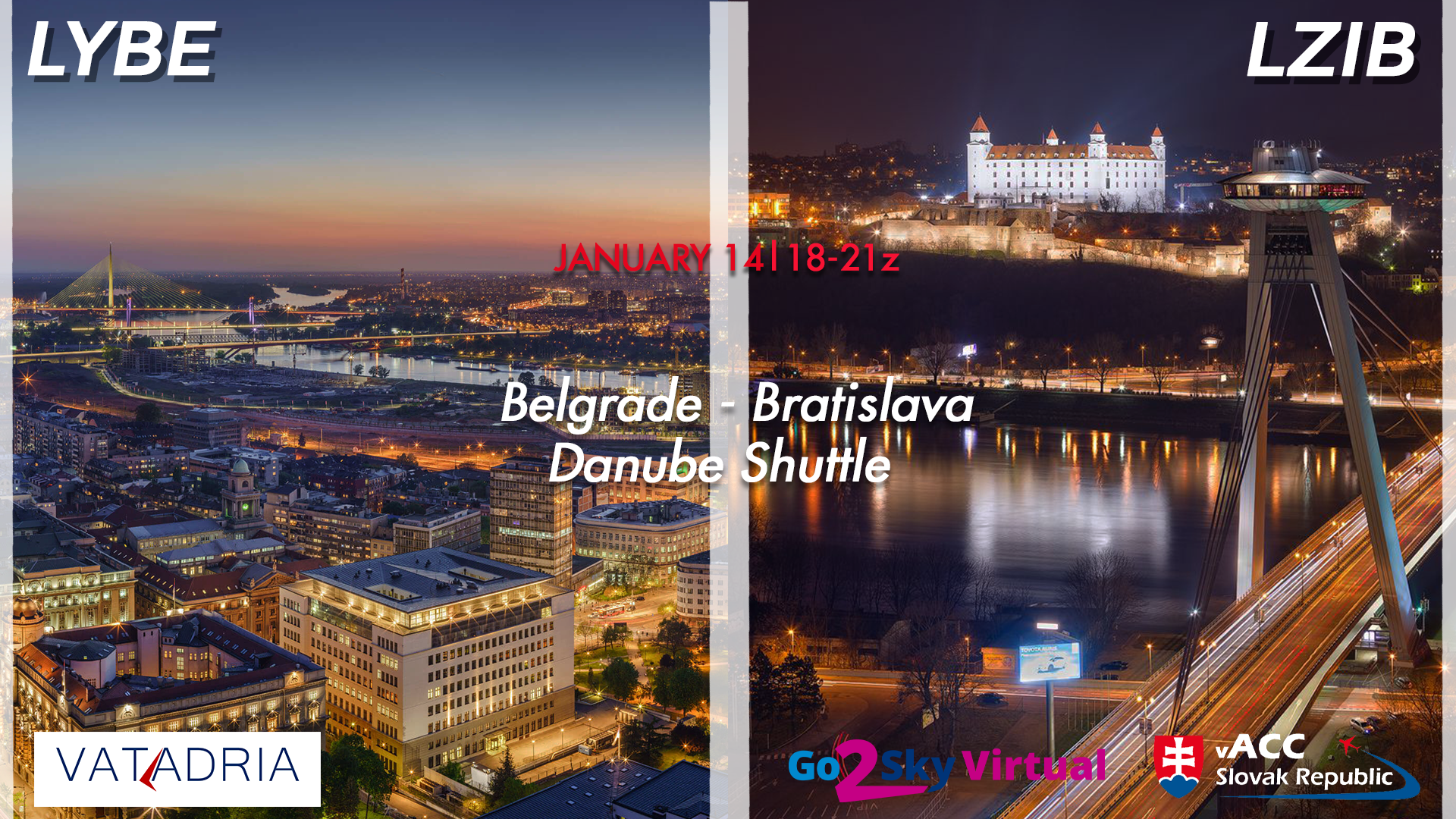 Bratislava - Belgrade Danube Shuttle - Virtual Norwegian Events